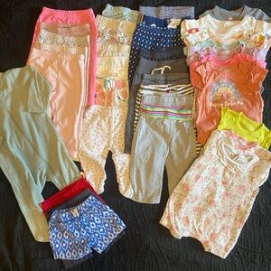 Assorted Baby Girl Clothing Bundle (9 Months)
